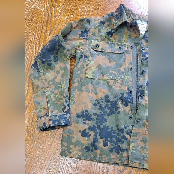 Camo Jacket "Deu" Wahler Imported German Jacket Mens S/M - Picture 2 of 10